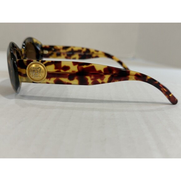 LAURA BIAGIOTTI Brown Tortoise Gold Sunglasses 51-22 Made‎ in Italy + Coach Case main image 11